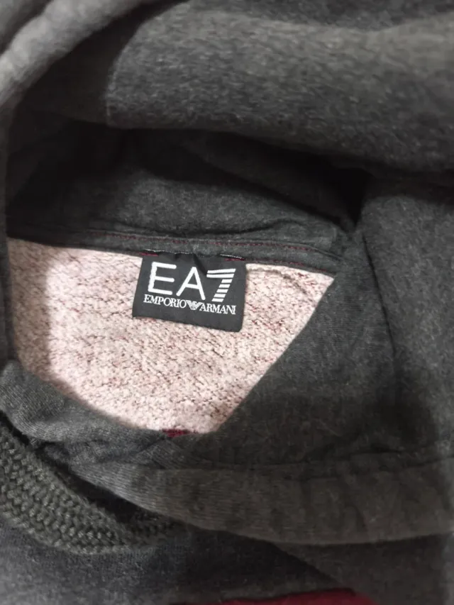 Felpa EA7 Emporio Armani Grigia