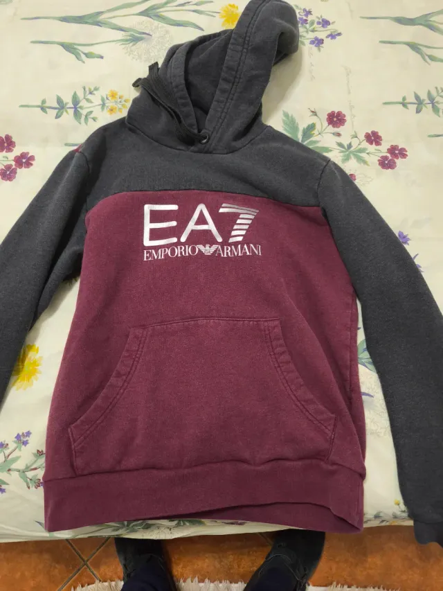 Felpa EA7 Emporio Armani Grigia