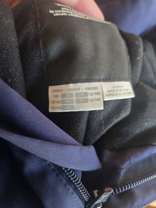 Peto Esquí Descente Azul 12 Años