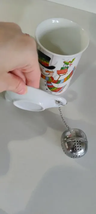 Set regalo tazza mug natalizia con infusore