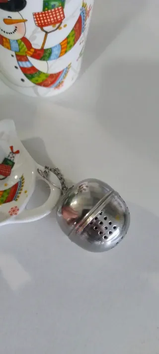 Set regalo tazza mug natalizia con infusore