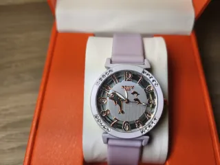 Reloj Messe Dorado y Morado