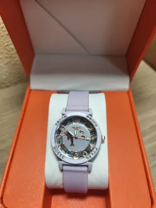 Reloj Messe Dorado y Morado