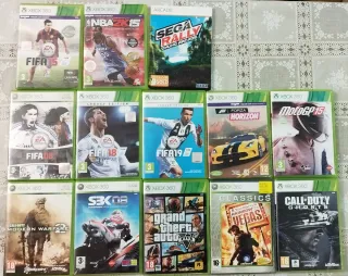 Videogiochi Xbox 360: FIFA, NBA, MotoGP, GTA V