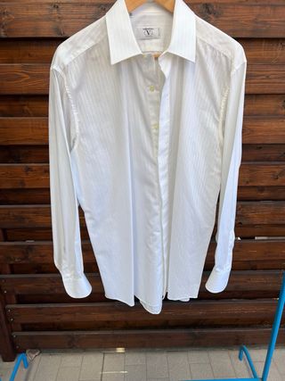 Camicia Valentino Uomo Bianca Made in Italy