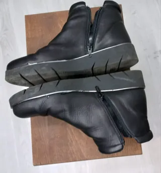 Botines de Piel The Flexx Negros
