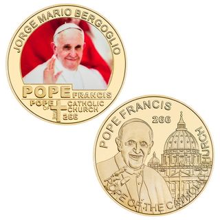 VATICANO ESTUCHE CON 5 MONEDAS DE EL PAPA