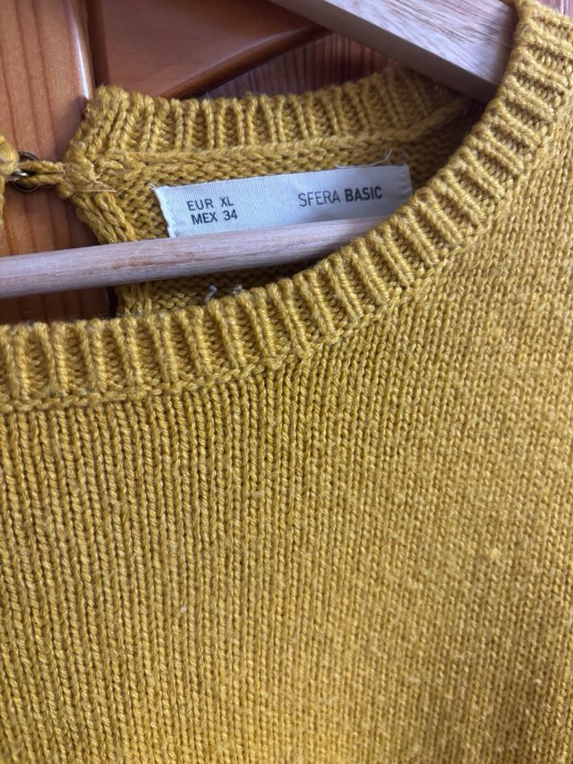 Jersey Sfera Mujer Mostaza Talla XL