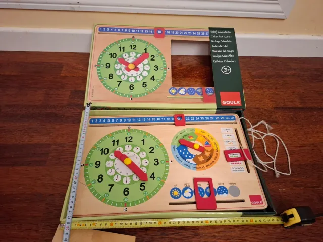 Reloj y calendario educativo Goula
