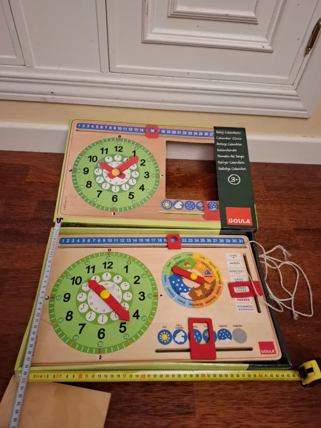 Reloj y calendario educativo Goula