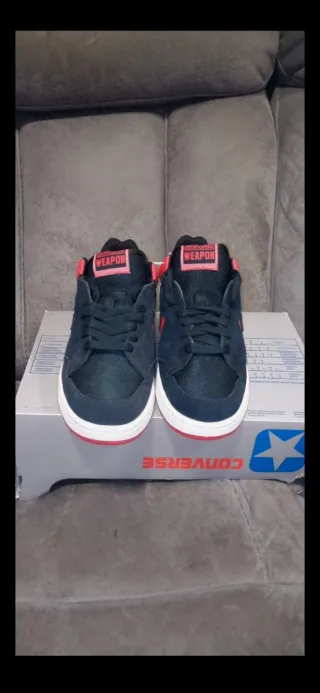 Zapatillas Converse Weapon Negras y Rojas
