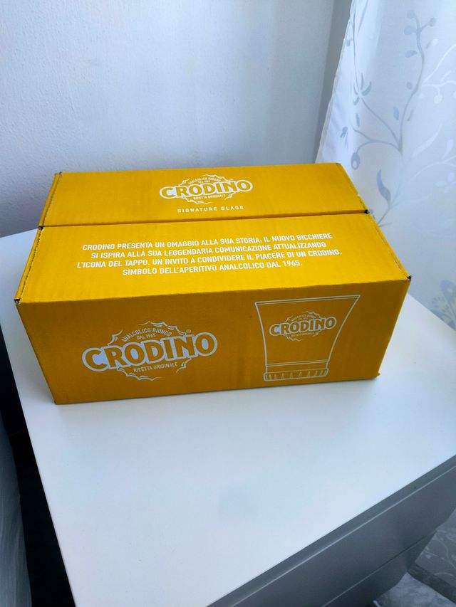 Set 6 Bicchieri Crodino Originali