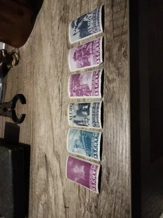 Lote 6 sellos antiguos Alcoy