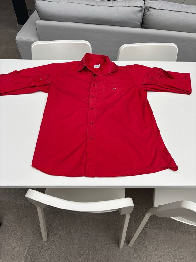 Camisa Lacoste Roja