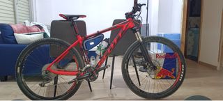 Bicicleta Scott MTB Roja y Negra