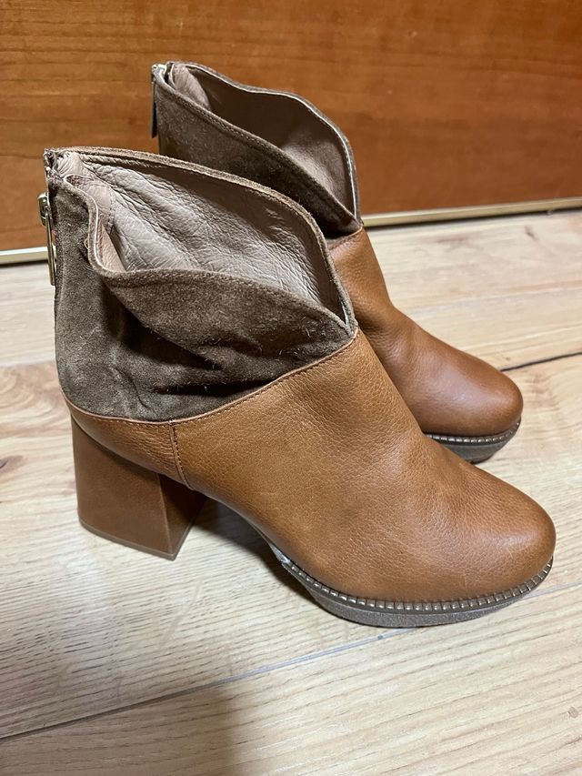 Botines Gadea by Lodi Marrones Piel