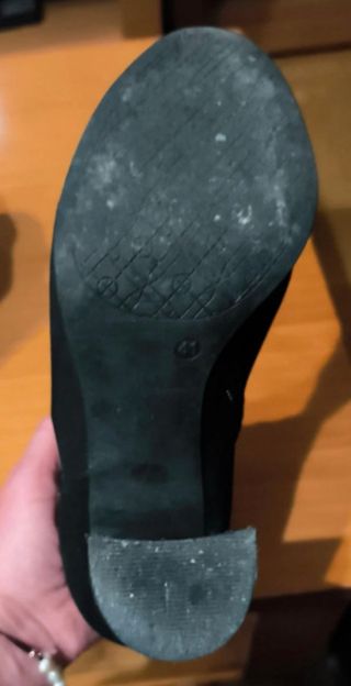 Botines de tacón negros mujer