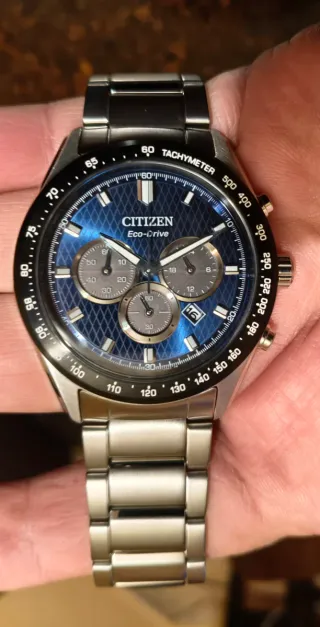 Reloj Citizen Eco-Drive Crono Zafiro Azul