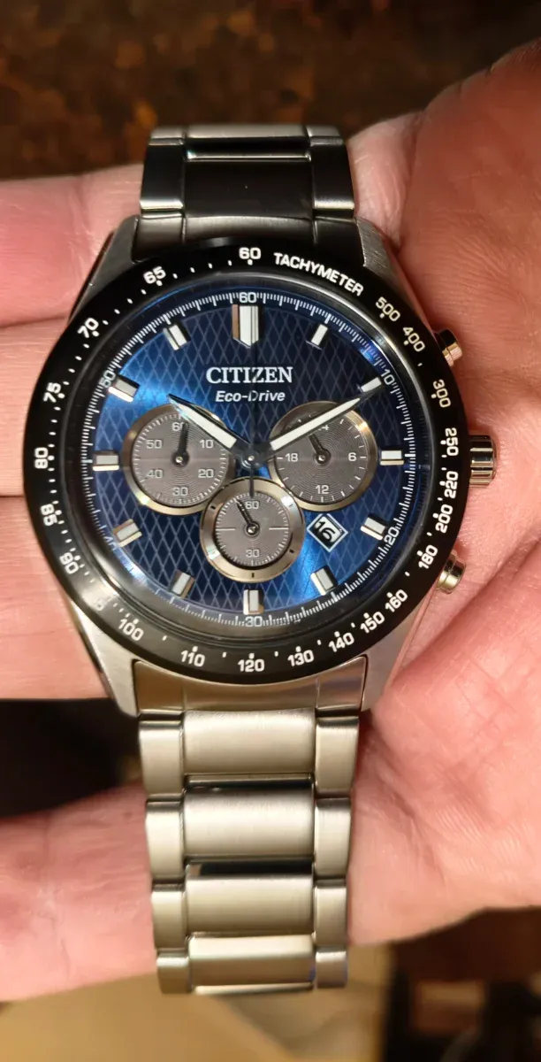 Reloj Citizen Eco-Drive Crono Zafiro Azul
