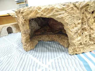 Cueva para Belén artesanal