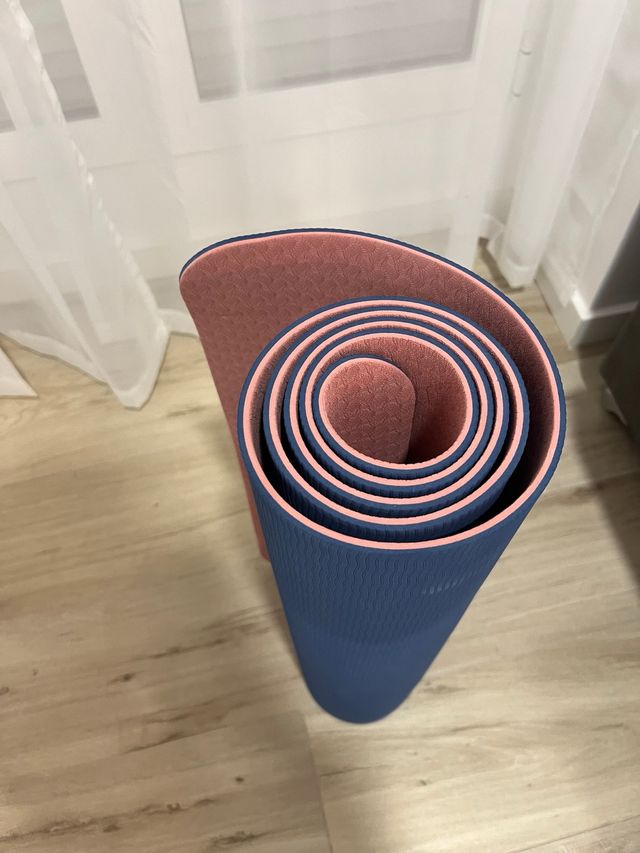 Esterilla de Yoga Azul y Rosa
