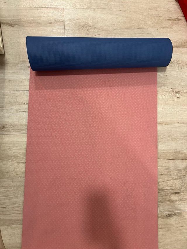 Esterilla de Yoga Azul y Rosa