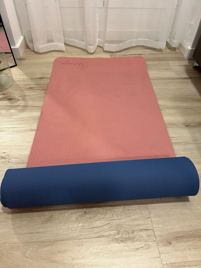 Esterilla de Yoga Azul y Rosa