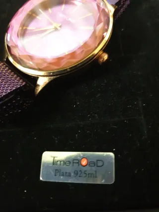 Reloj Skyline Mujer Oro y Morado