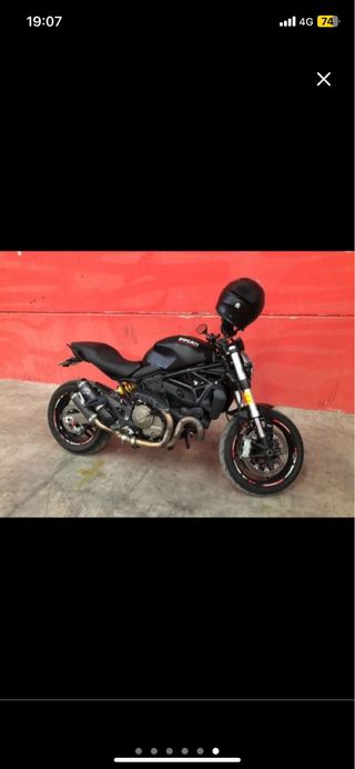 Ducati Monster 821Dark limitada en papeles para A2