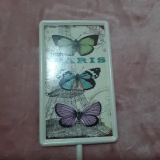 Colgador decorativo París mariposas