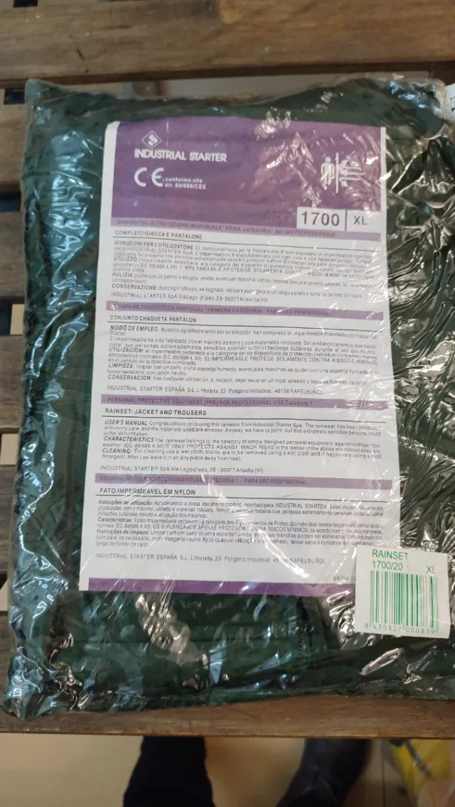 Traje de agua Industrial Starter XL