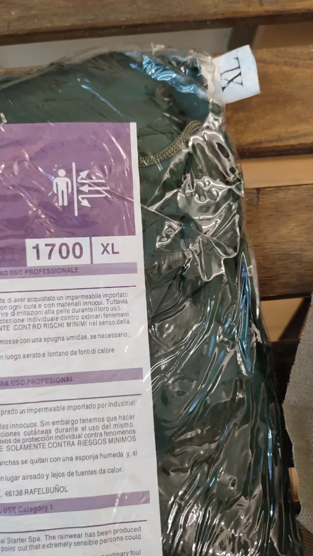 Traje de agua Industrial Starter XL