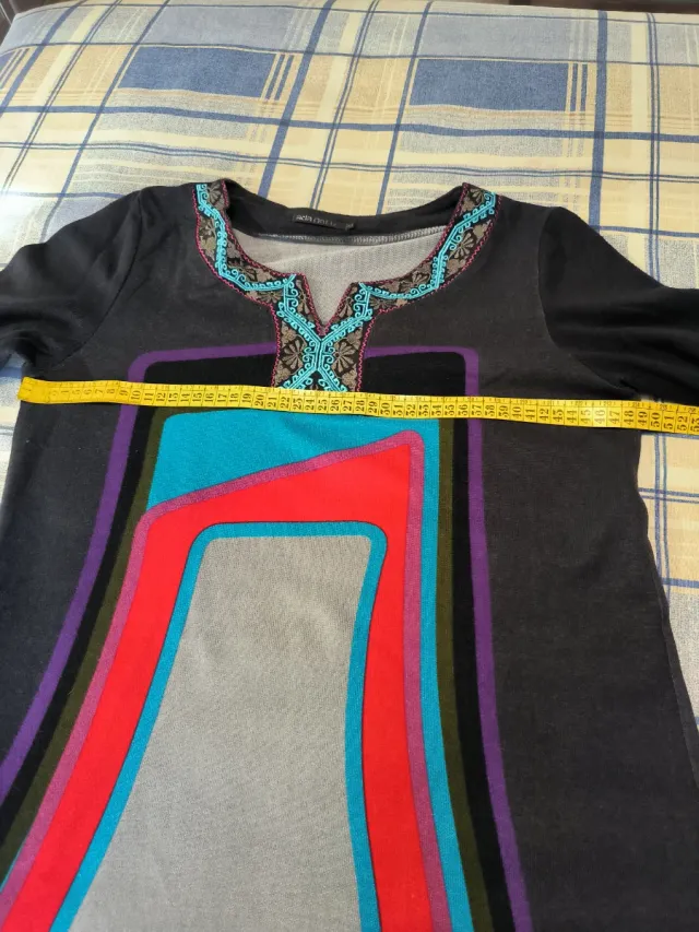 Vestido Ada Gatti manga larga talla M