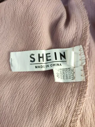 Abito salopette donna midi rosa