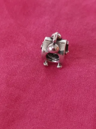 Charm Reloj Pandora Original Plata