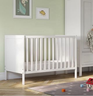 Cuna de madera blanca IKEA