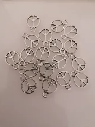 Charms Paz Bisutería DIY Plata