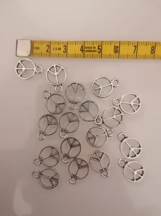 Charms Paz Bisutería DIY Plata