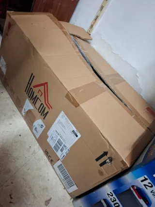 Triciclo Homcom 2 en 1 Azul Nuevo