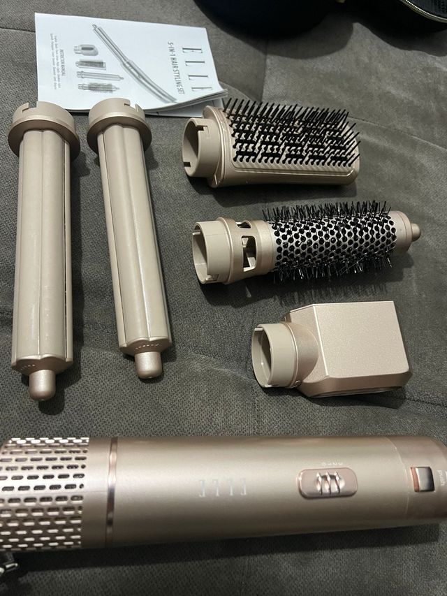 Asciugacapelli Elle 5 in 1 Beige/Oro