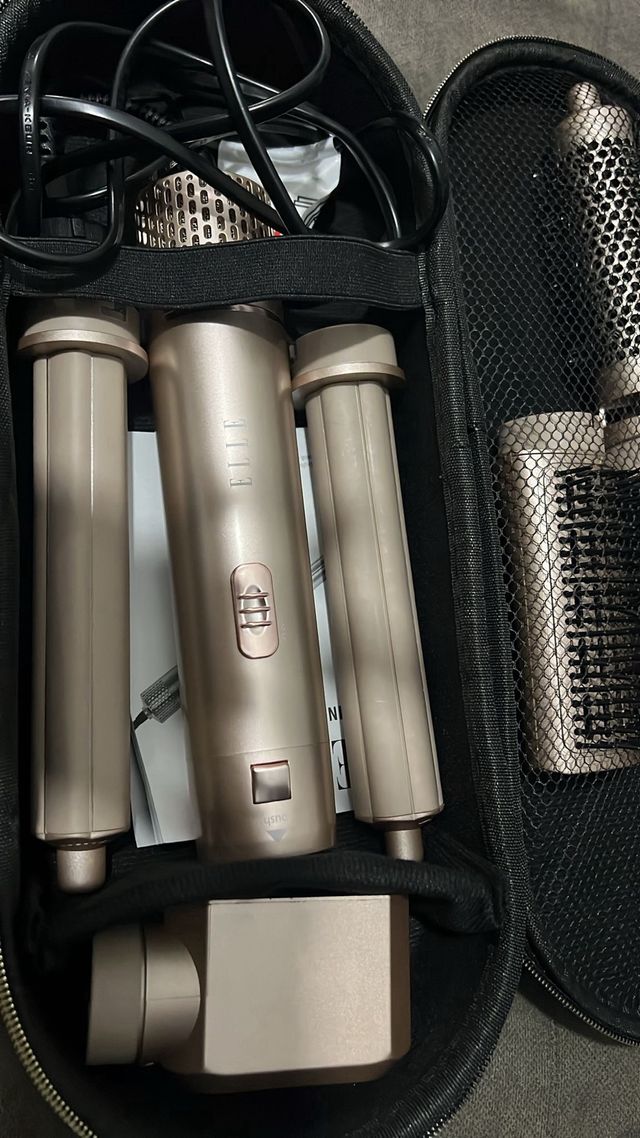 Asciugacapelli Elle 5 in 1 Beige/Oro