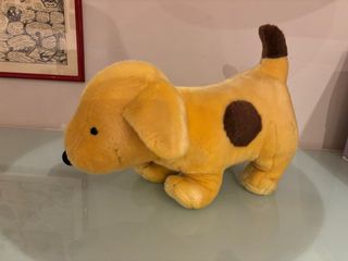 Peluche di Spot, il cagnolino giallo con macchie