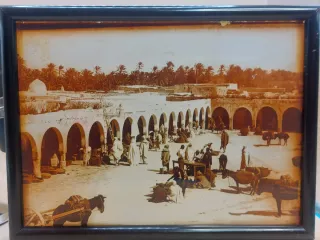 Rara placa Linterna Mágica 1885-1895