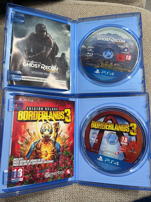 Juegos PS4: Borderlands 3 y Ghost Recon