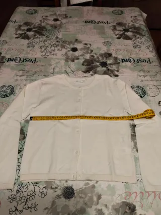 Chaqueta punto El Corte Inglés niña blanca