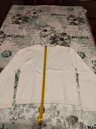 Chaqueta punto El Corte Inglés niña blanca