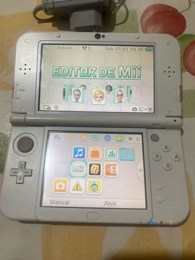 New Nintendo 3DS Rosa con Cargador