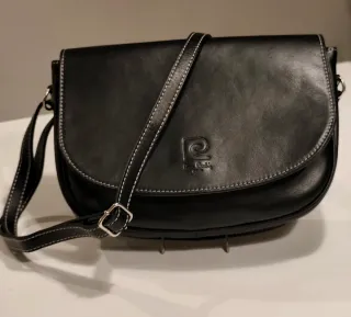 Bolso bandolera Pierre Cardin piel negro