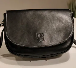 Bolso bandolera Pierre Cardin piel negro