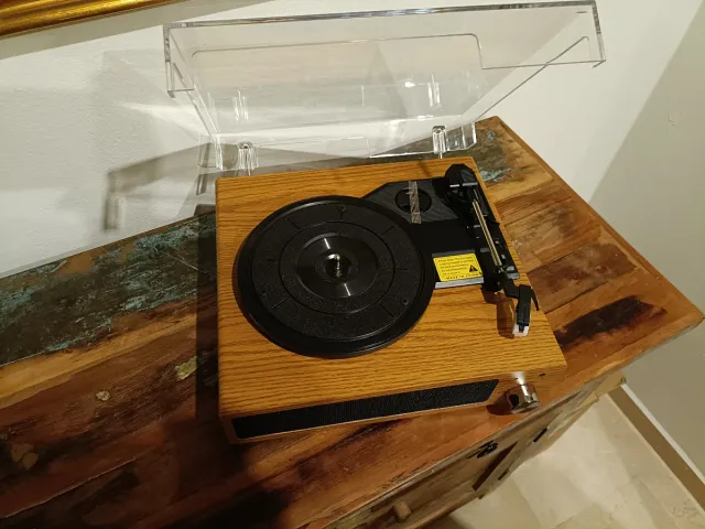 Tocadiscos FYDEE Retro Bluetooth RCA AUX y bluetoo